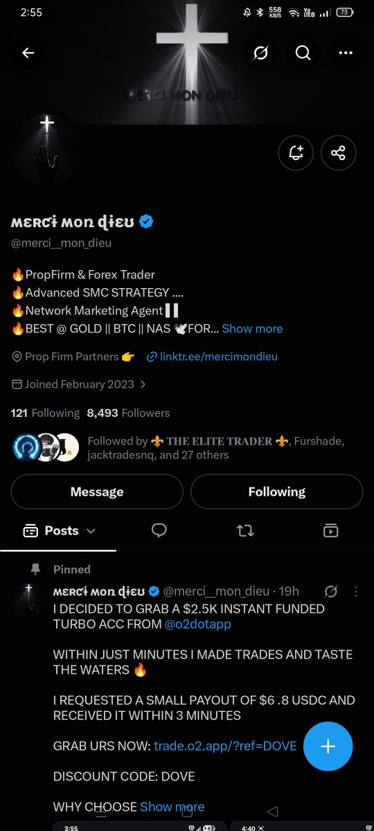 PaidByTicks's tweet photo. @Fx_priest1 @Orionfundedcom @merci__mon_dieu Thank you for this opportunity and giving it back to the community bcoz it always helps traders like me to keep the grind going.
@jekzcharlez @GainAniket @_Ash_Trades_ @galibsyed_ https://t.co/oV9mtU0wc9