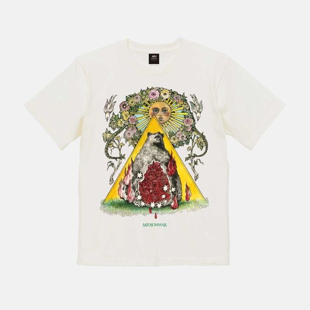 torishimaru's tweet photo. 『ミッドサマー』『へレディタリー』×ヒグチユウコ氏のTシャツが最高すぎる。これは欲しい!! https://t.co/iHQL1PpjC1