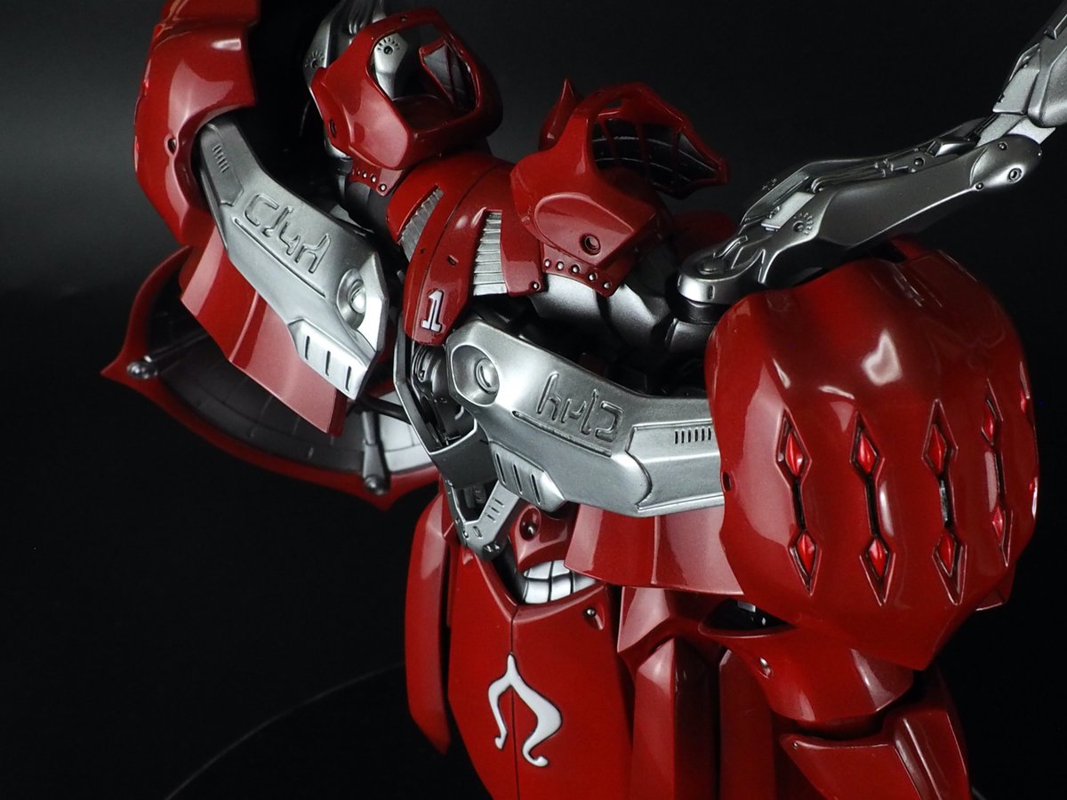 InoGareMs's tweet photo. ご依頼品のSAVアシュラテンプル試作壱号騎が完成いたしました。
F.S.S.制作121騎目です。

わりと塗装見本通りのレシピで。
下地の艦底色が効いて、光の具合によって赤が強くなったりえんじ色っぽくもなったり。わりと自然なグラデっぽさがあります。赤の隠蔽力の低さが活きますね。 https://t.co/jkYuC8CEps