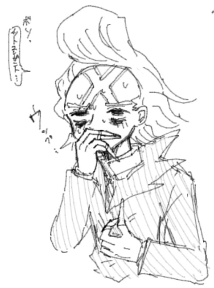 uf_hj0505's tweet photo. 腹痛すぎるので✖️先生も犠牲になってもらいました。 https://t.co/I4lf0DAFry