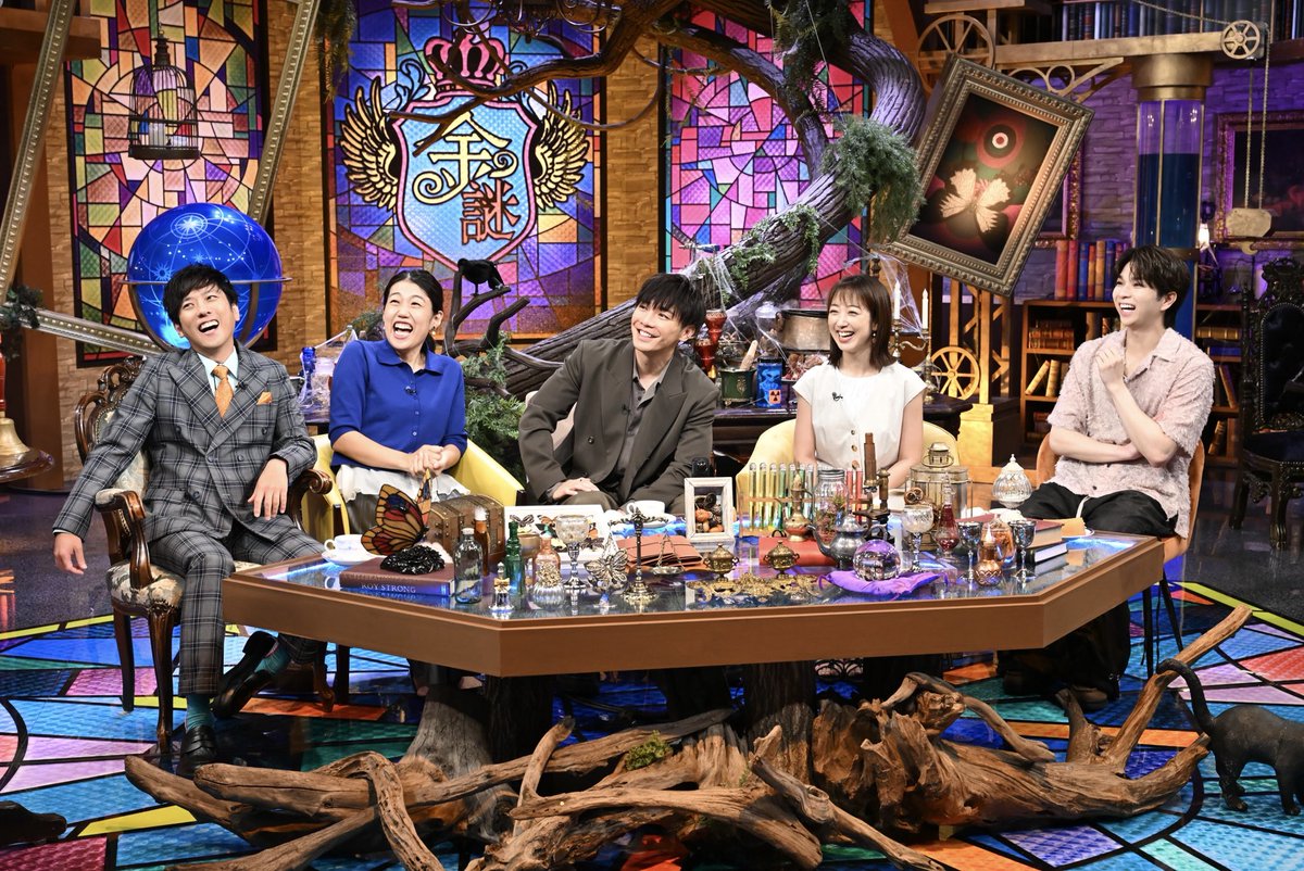 Fri_mystery_ntv's tweet photo. 明日よる7時は❗️#金ミス 2時間SP🕵️✨

〜今回のクラブ会員〜
川田裕美 塩﨑太智(M!LK) 成宮寛貴 横澤夏子

塩﨑さんの回答にニノさんが思わずツッコミ!?
一緒に考察しながらご覧ください💛

会員代表：二宮和也　主宰：千鳥ノブ https://t.co/NA4LFusGbq