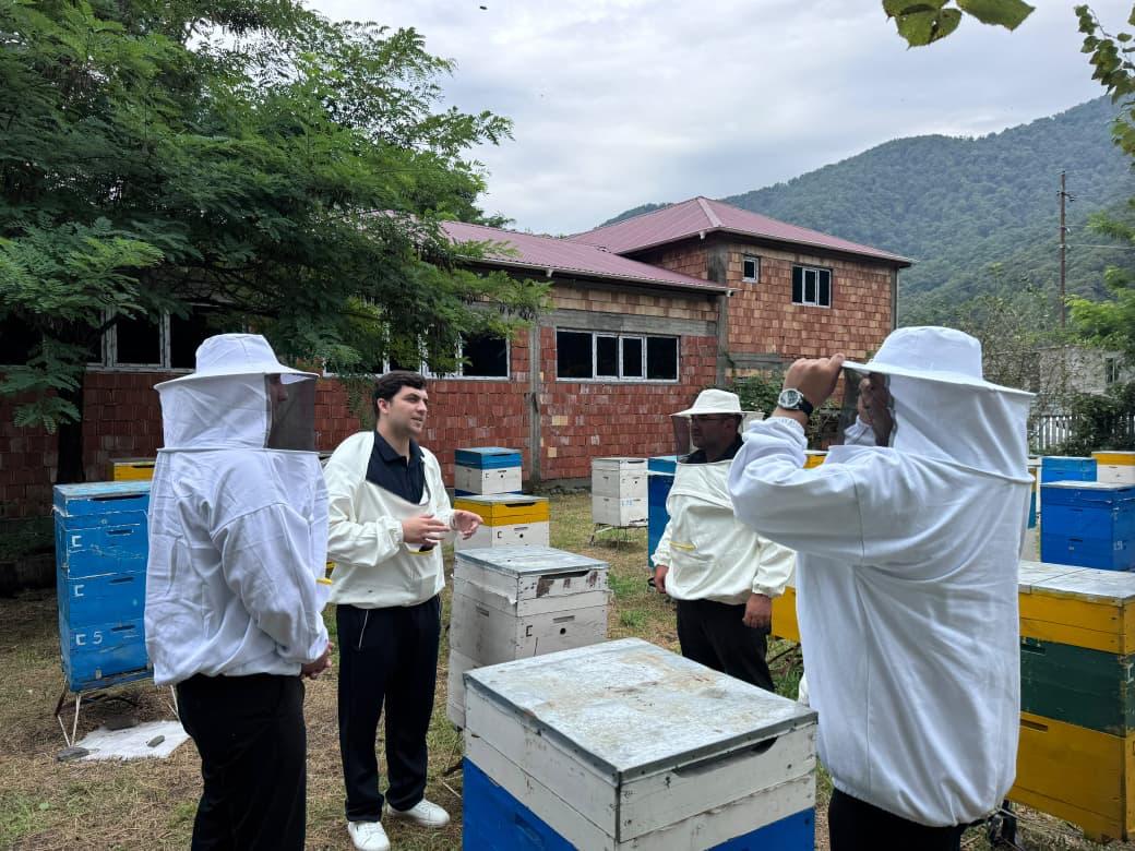 FAOAzerbaijan's tweet photo. FAO Azerbaijan supports farmers with practical skills for sustainable agriculture.
In partnership with the Agricultural Training Centre, trainings in #Neftchala, #Lankaran, #Astara & #Salyan covered aquaculture, crop production, dairy, beekeeping, tea & animal health. https://t.co/SXLtsoh6vv