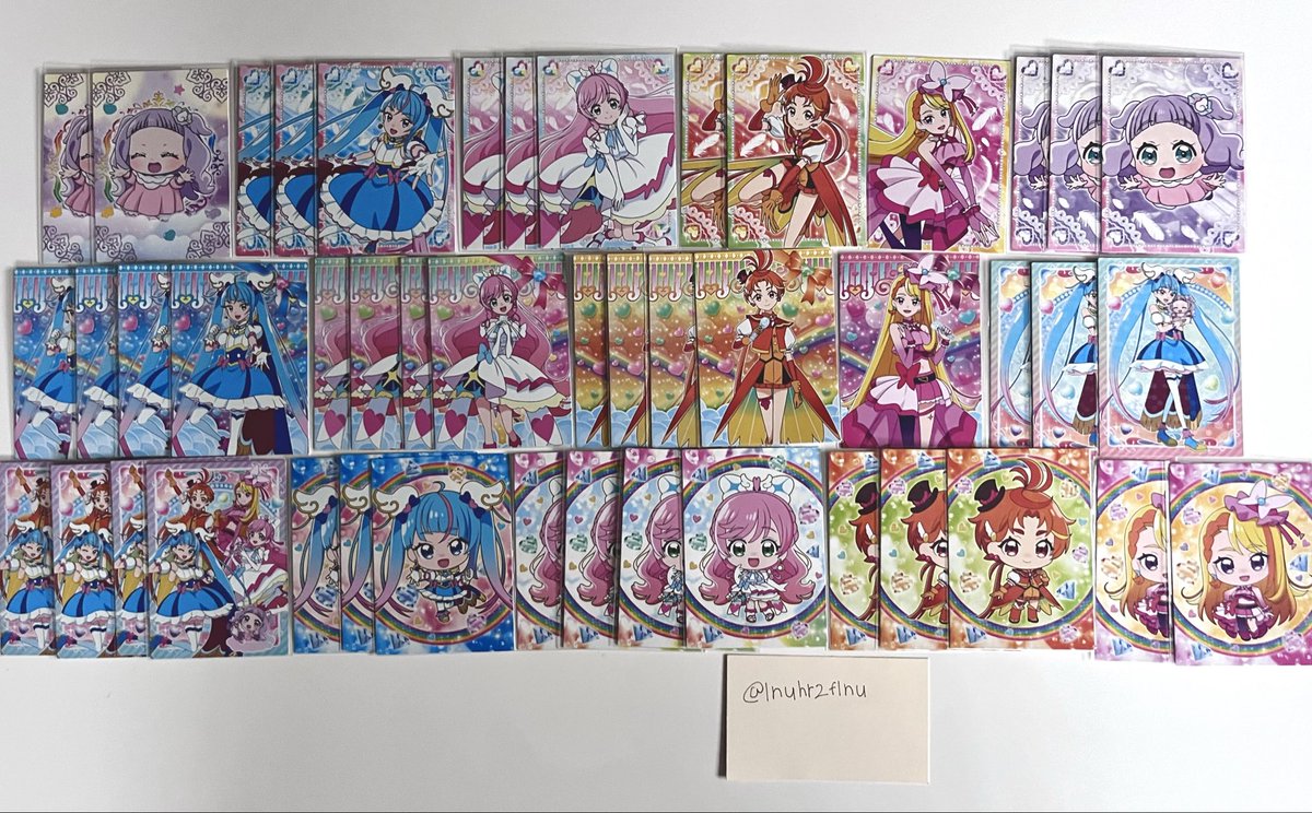 Inuhr2fInu's tweet photo. 【譲渡】ひろがるスカイプリキュア　ひろプリ　キラキラトレーディングコレクション　キラトレ　カード　買取

【譲】画像1、2
キュアスカイ/キュアプリズム/キュアウィング/キュアバタフライ/エル

【求】PayPay定価（1枚55円）＋送料

郵送のみ/お気軽にお声掛けください https://t.co/ZXvrEzhbrI