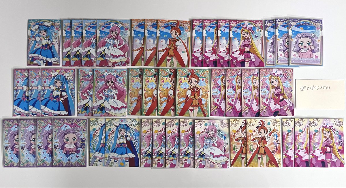 Inuhr2fInu's tweet photo. 【譲渡】ひろがるスカイプリキュア　ひろプリ　キラキラトレーディングコレクション　キラトレ　カード　買取

【譲】画像1、2
キュアスカイ/キュアプリズム/キュアウィング/キュアバタフライ/エル

【求】PayPay定価（1枚55円）＋送料

郵送のみ/お気軽にお声掛けください https://t.co/ZXvrEzhbrI