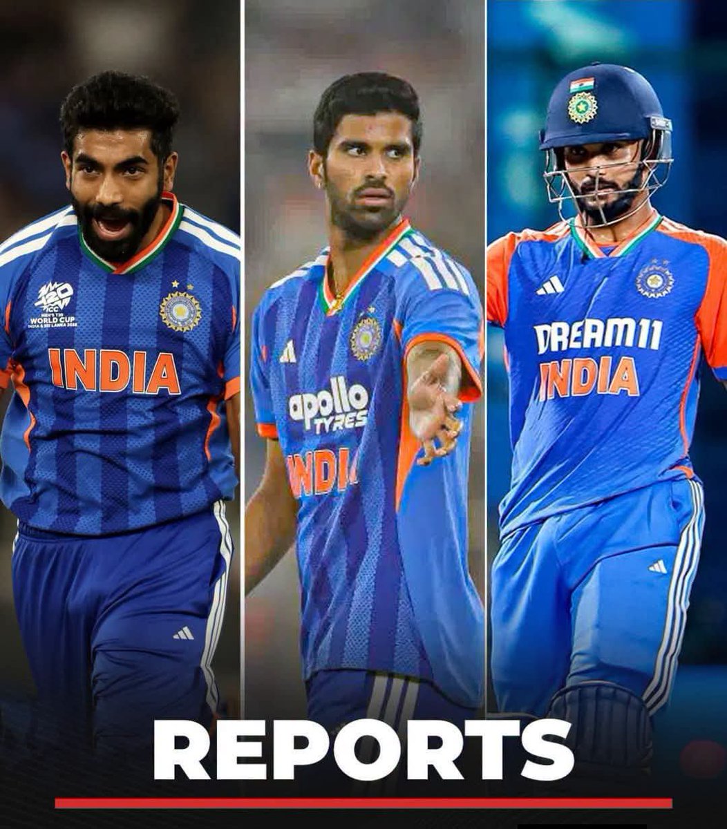 Realankitdave's tweet photo. 🚨 REPORTS 🚨

@Jaspritbumrah93, @Sundarwashi5 and @NitishKReddy have been declared fit after undergoing match simulations ahead of the Afghanistan T20I series! 🇮🇳🏏

HarshitRana, however, was unable to participate in the match simulation. ❌
#INDvAFG #T20Is #Cricketlover https://t.co/QmJwaHQlHt