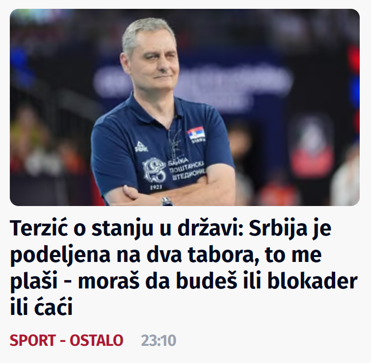 banecvenic's tweet photo. čim neko nekog nazove blokader, znaš da je ćaci

i da, dva tabora, srbija ili mafija https://t.co/iFSaTUD6io