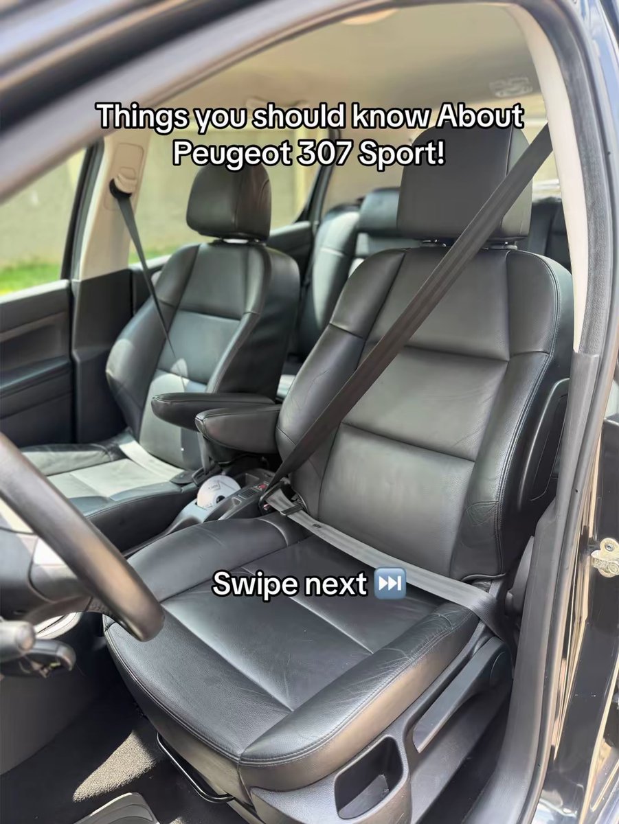 KarinaFrietsch's tweet photo. PEUGEOT 307 (Sport)
• Foreign used
• Automatic transmission
• Full leather seats
• Original customs duty
• Buy and drive

Price: ₦6. 7M (negotiable)
Location: Zaria https://t.co/1yHX7tDlUe