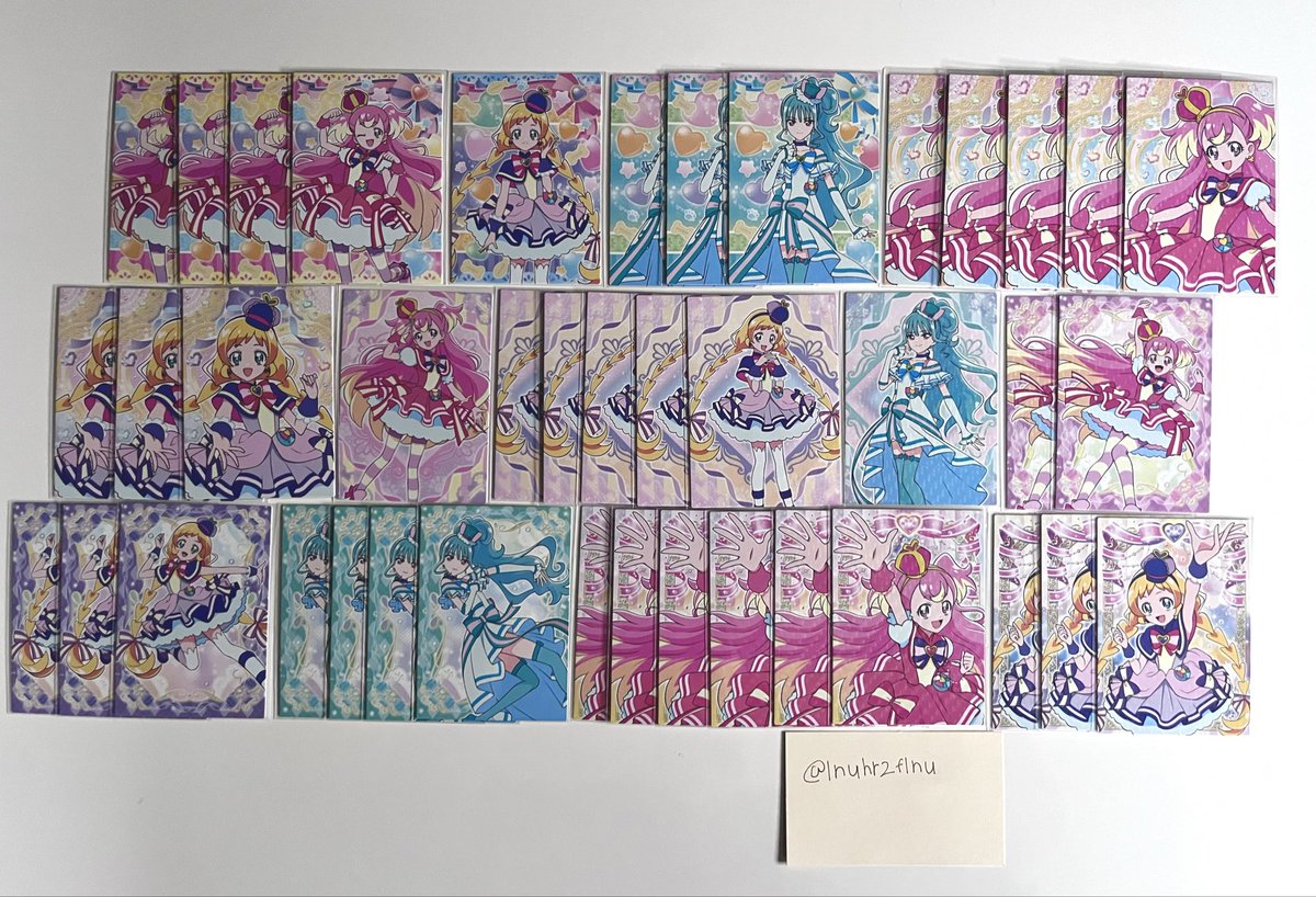 Inuhr2fInu's tweet photo. 【譲渡】わんだふるぷりきゅあ　わんぷり　キラキラトレーディングコレクション　キラトレ　カード　買取

【譲】画像1、2
キュアワンダフル/キュアフレンディ/キュアリリアン/全員集合

【求】PayPay定価（1枚55円）＋送料

郵送のみ/お気軽にお声掛け下さい https://t.co/oiwj5Bcpbz