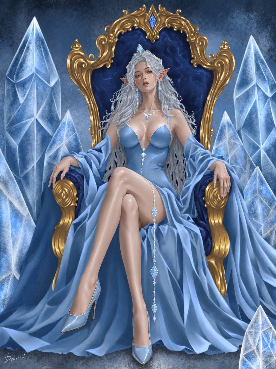 DM_Dami_'s tweet photo. Snow Queen ❄️
I found myself wondering what the Tsaritsa from Genshin Impact would look like in my style — so I decided to bring that idea to life in an art piece.
There's still a lot of room for improvement, but her shoes... absolute love 🤍
#artmootsㅤ #GenshinImpactㅤ #art https://t.co/tZuN0naTRi