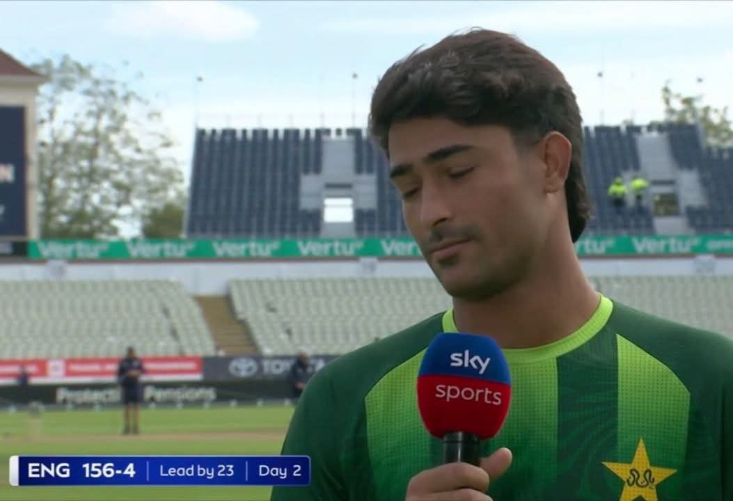 AkhtarHaral14's tweet photo. Razaullah: I was part of a fast bowling speed camp in Lahore. I went back home. I got a call that night that I had returned to NCA but I had no news of it because the Pakistan cricket team was joining England. So when I came back, I found out that I was going to the Test. https://t.co/rEVqQFqXsR