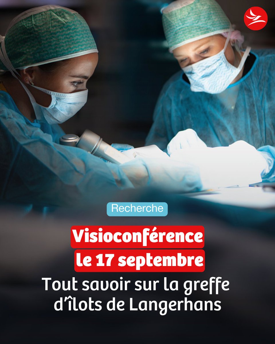FedeDiabete's tweet photo. 🩺 #GreffeDIlots : qui peut en bénéficier ? Comment se déroule la prise en charge ?
📅 RDV le 17 septembre à 18h pour un direct avec le Dr Chloé Amouyal, le Dr Michelle Elias animé par Bastien Roux.
🔬 Une avancée rendue possible grâce à la recherche.
👉 https://t.co/16nfSUKvBJ https://t.co/CqGZVQhswT