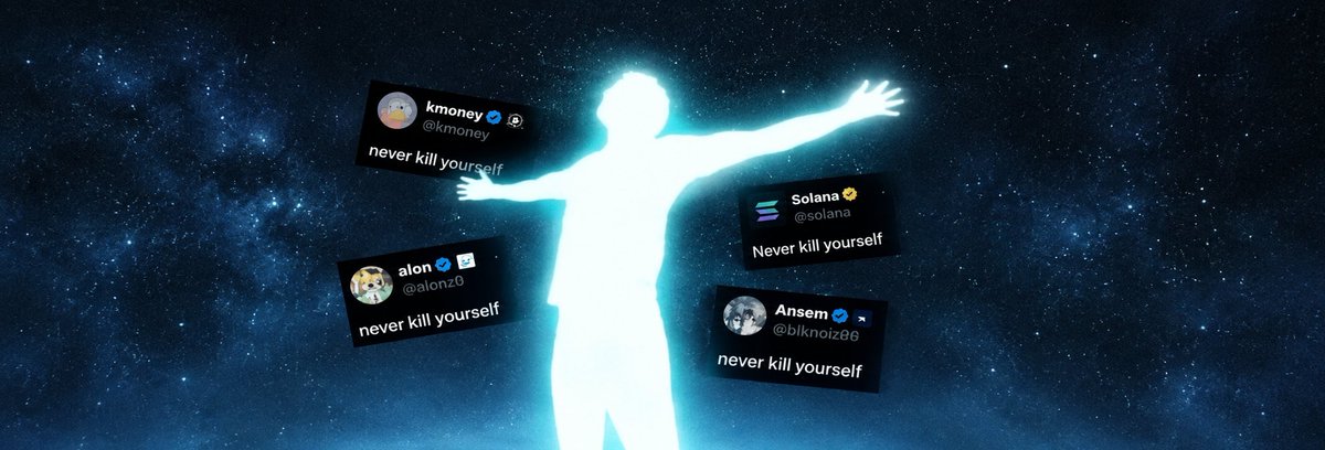 6ixFlat's tweet photo. This is a goated narrative, today is national suicide prevention day. 

Perfect charity coin, paying dex , adding banner and linking x com since the last guy didnt 

8pech3bksEZAwq2GY51QPL78yVinEccBE8JjQUrX9Khr https://t.co/xmBtYXnlEZ