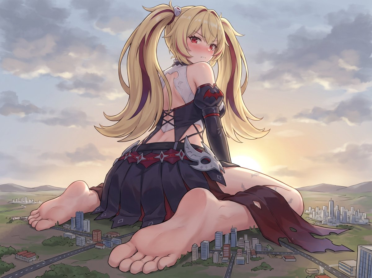 Bread_Moritz's tweet photo. 克拉蕾🦇
#巨大娘 #giantess
#ZenlessoneZero https://t.co/L5gYbPgOzG