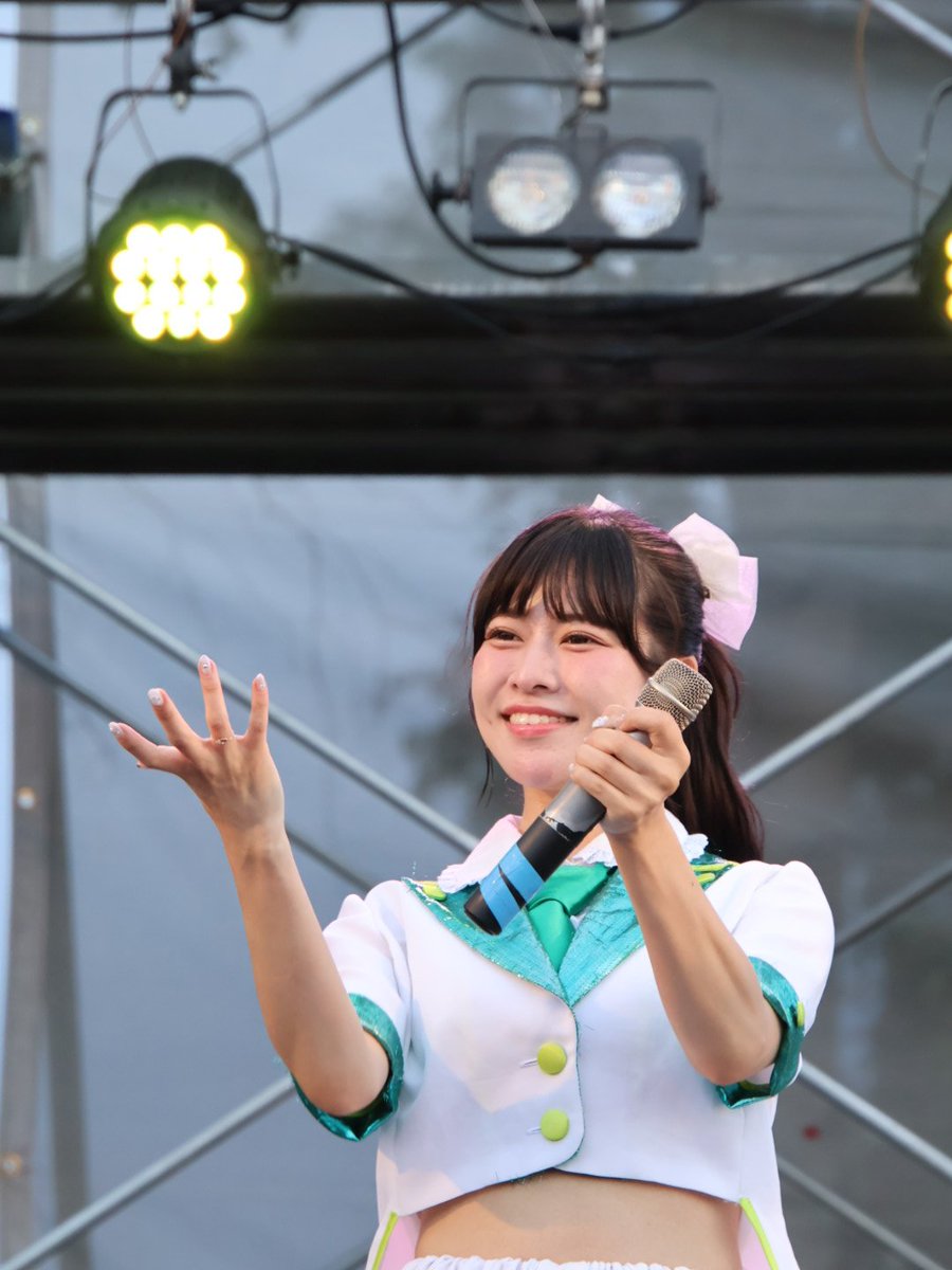 hasshii_98's tweet photo. 2026.08.08 たかす熱夏まつり
フルーティーステージ 神楽まりあ①
#FRUITY #フルーティー #神楽まりあ #メロン担当 https://t.co/KxfLfzjQaP
