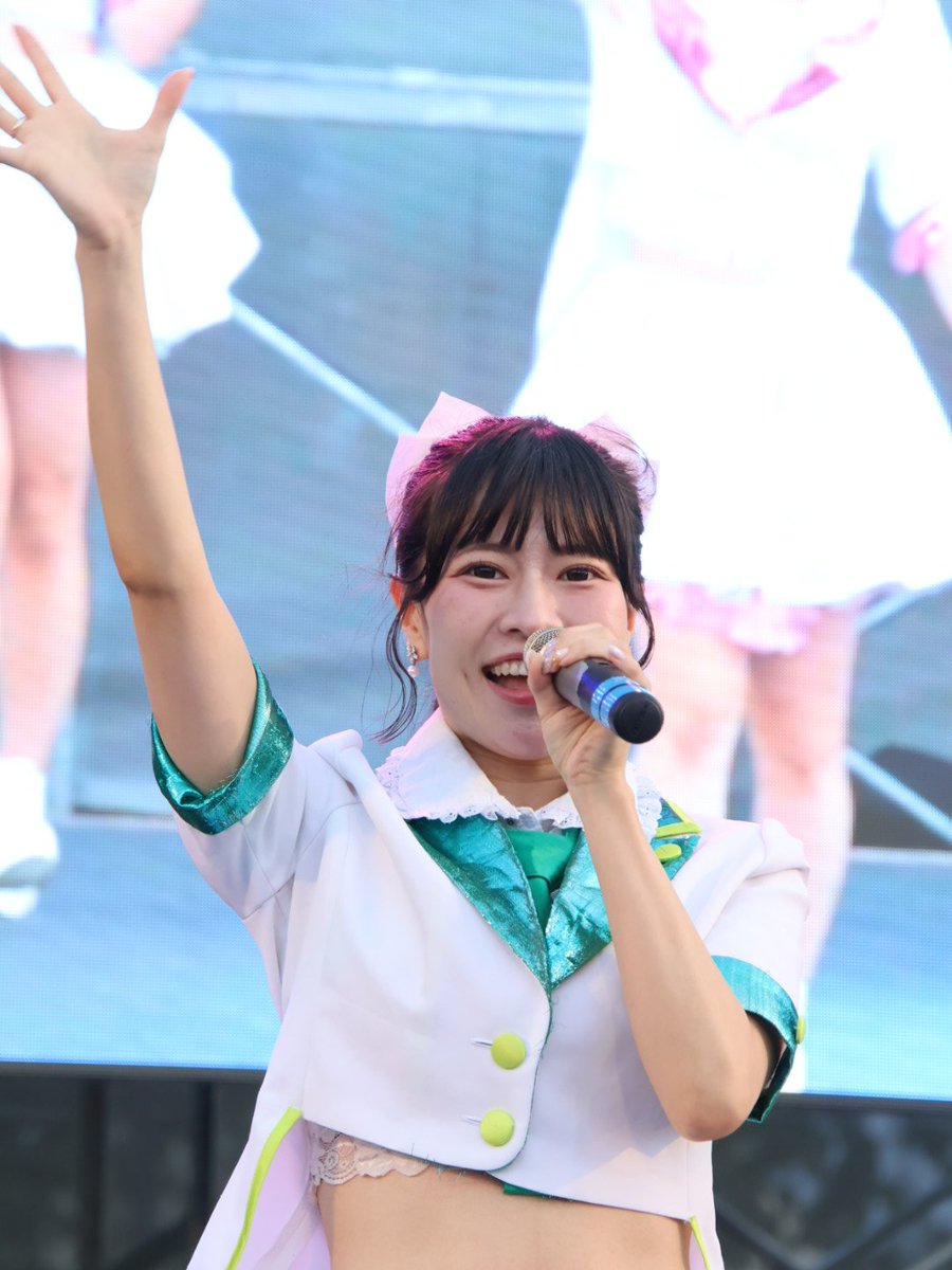 hasshii_98's tweet photo. 2026.08.08 たかす熱夏まつり
フルーティーステージ 神楽まりあ①
#FRUITY #フルーティー #神楽まりあ #メロン担当 https://t.co/KxfLfzjQaP