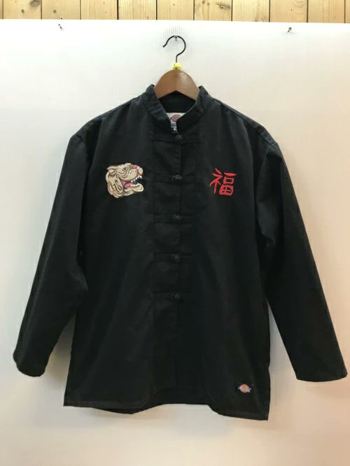 KanteiC's tweet photo. DICKIES　ディッキーズ　チャイナジャケット　ポリエステル　サイズS　ブラック　181M10WD05
￥7980

こちらの商品は店頭、楽天市場にてお買い求めいただけますhttps://t.co/bxX3n39hPn https://t.co/1fILxlv7jx