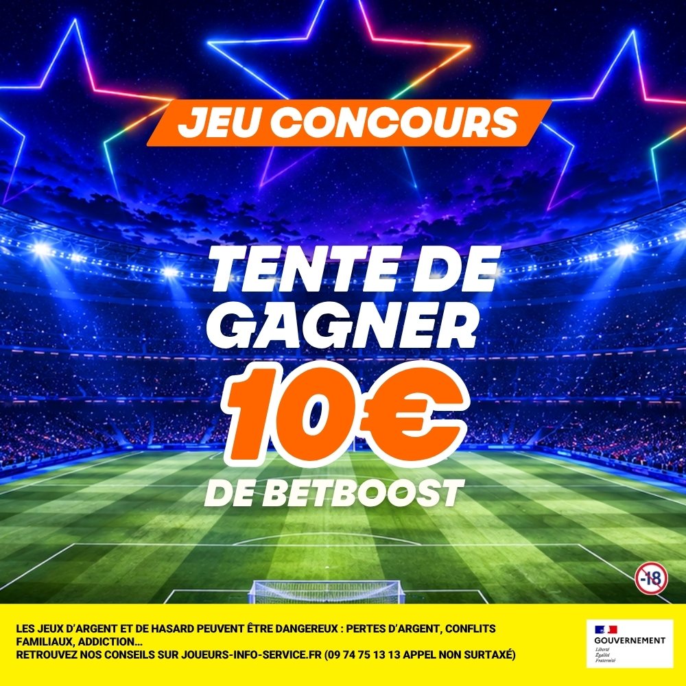 BetssonFR's tweet photo. 25 buts hier soir en LDC… les filets ont tremblés 🔥
Et ce soir, on termine à combien ? 👀
🎁 5 x 10€ de BetBoost à gagner
💬 Balance ton nombre de buts + ton ID 
❤️ Like le post

⏰ Fin des pronos à 18h45
🎲 TAS demain matin parmi les bonnes réponses. https://t.co/YnKbgf0LfR