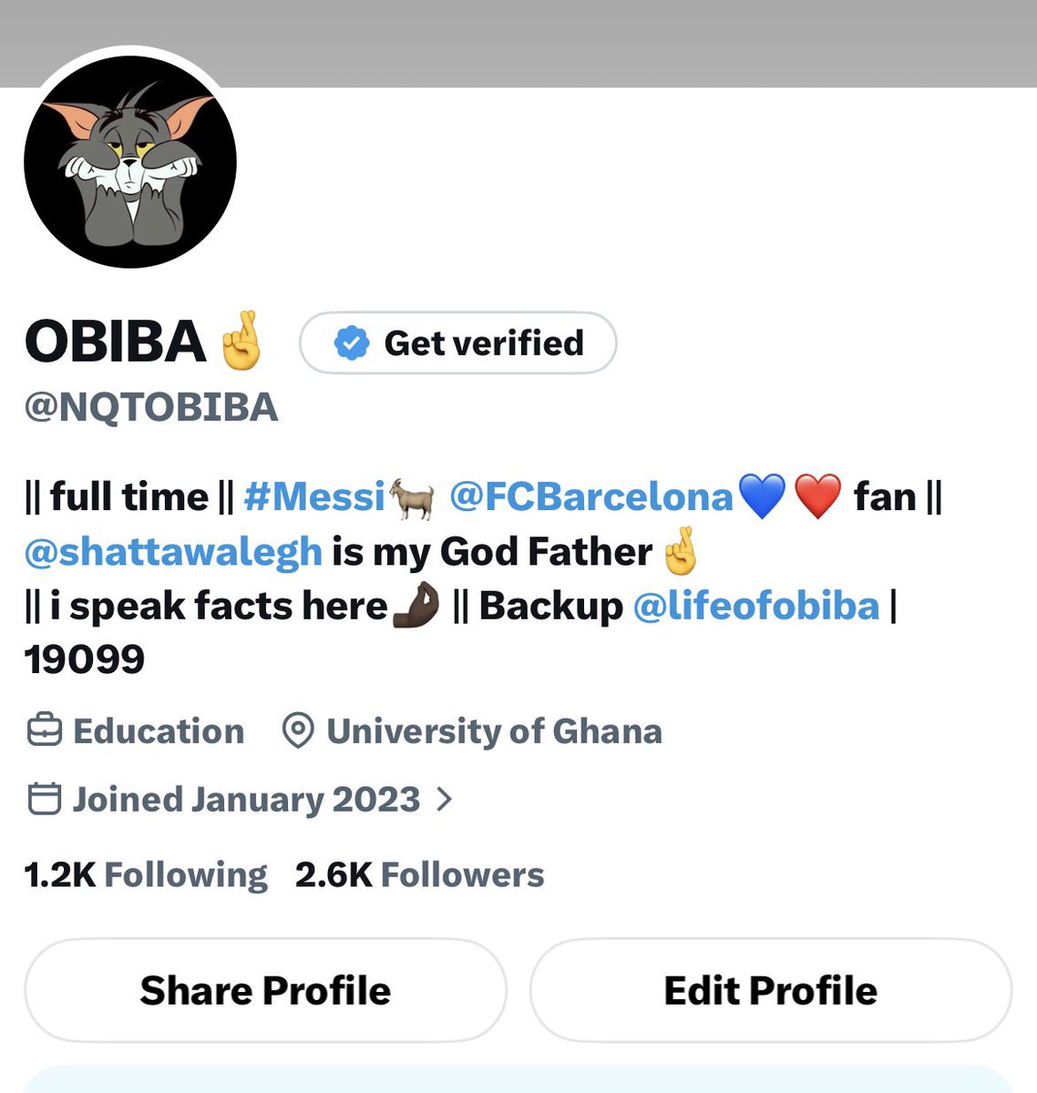 NQTOBIBA's tweet photo. 2.6k followers🎉🤧
Followers are rising without a verification badge😌 https://t.co/1zR1We2LpS