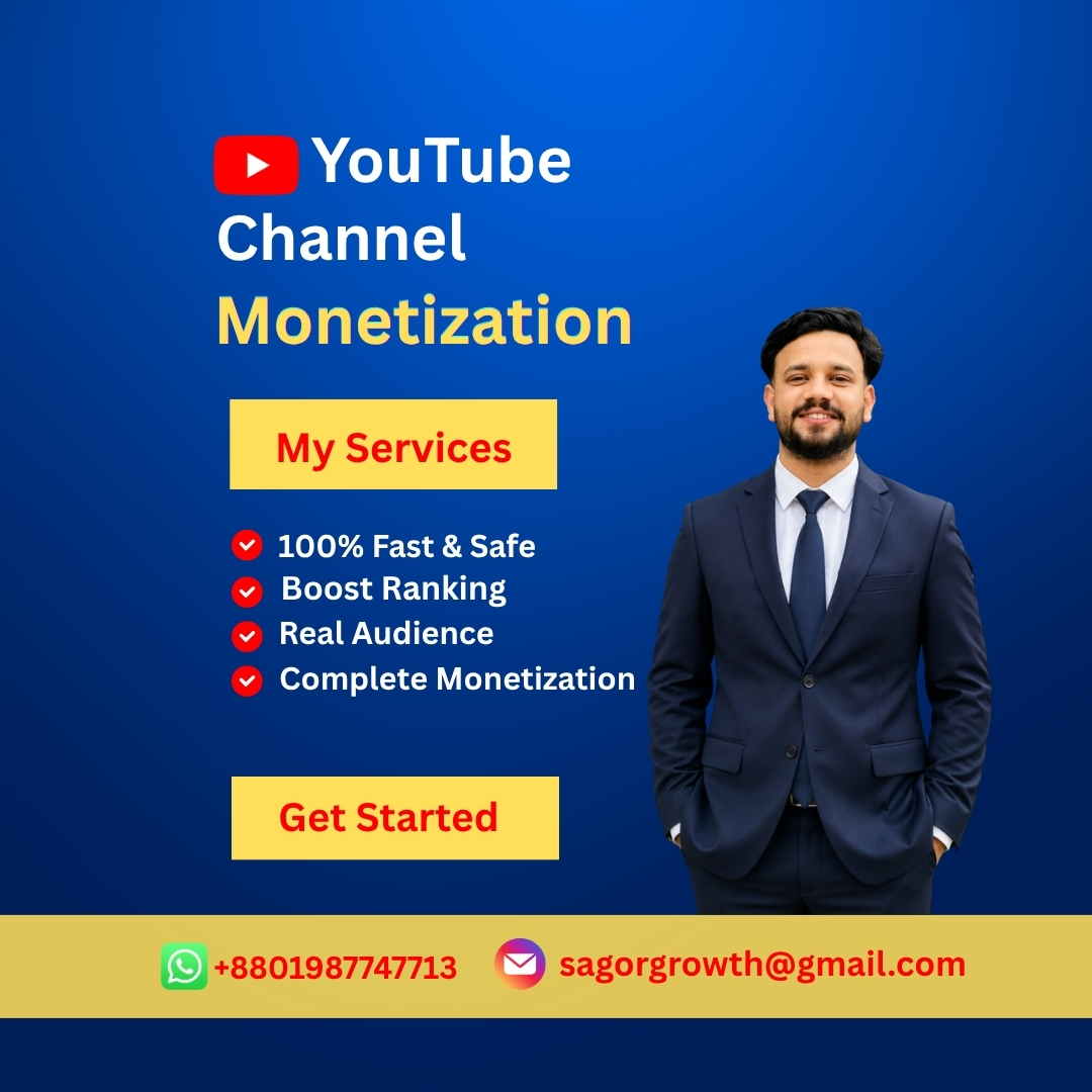 sagorgrowth's tweet photo. 💰 Want to Monetize Your YouTube Channel?

I help creators build a monetization-ready YouTube channel and grow their audience with the right strategy. 🎥📈

#YouTubeMonetization #YouTubeGrowth #YouTubeSEO #DigitalMarketing #YouTubeMarketing #ContentCreator #SagorGrowth https://t.co/UhautdEY9n
