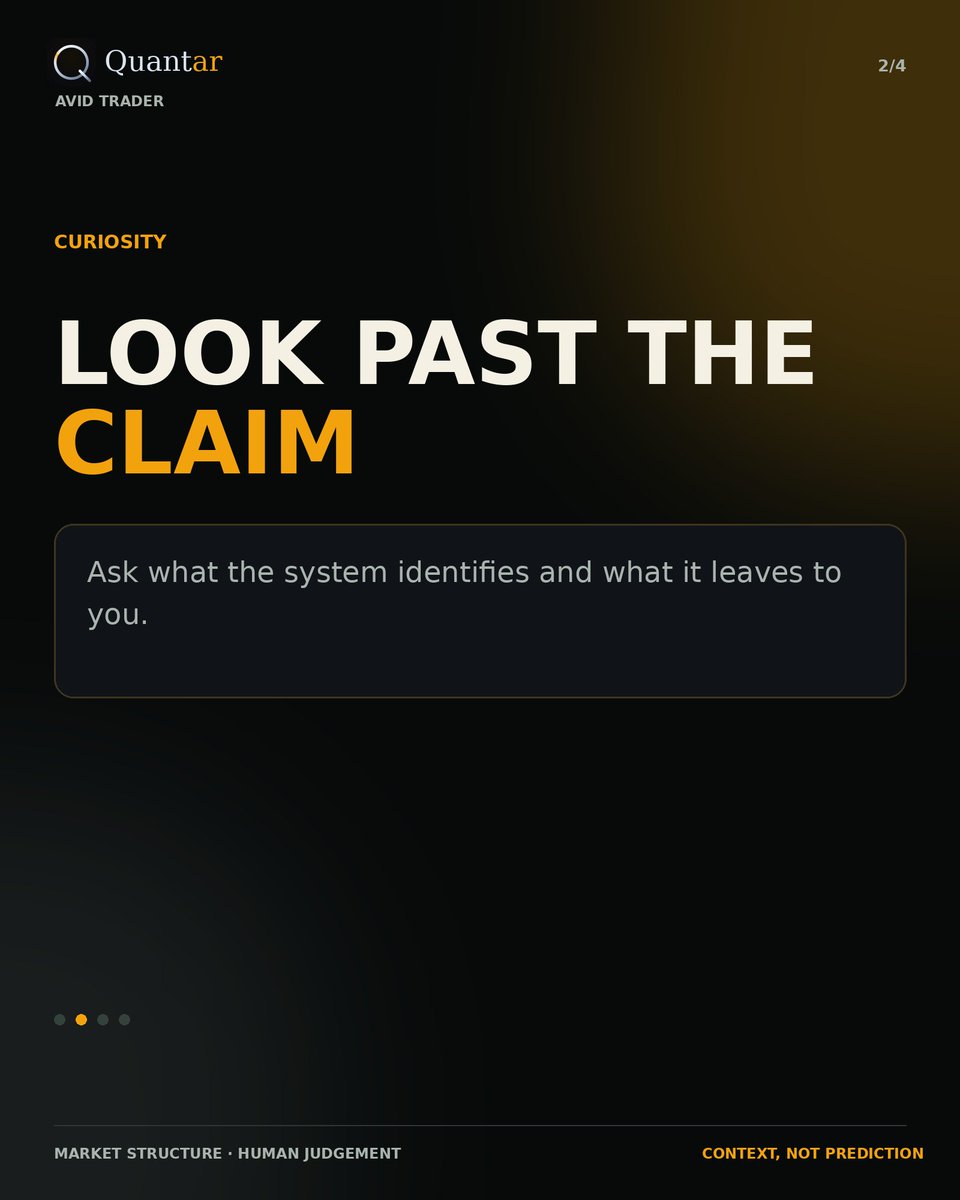 QuantarHQ's tweet photo. The aim is consistent awareness, not constant reaction. Quantar is designed to organise market structure for inspection without turning a tool into a prediction machine. What evidence makes a new part of your process worth keeping? https://t.co/4qt7ANDfIm