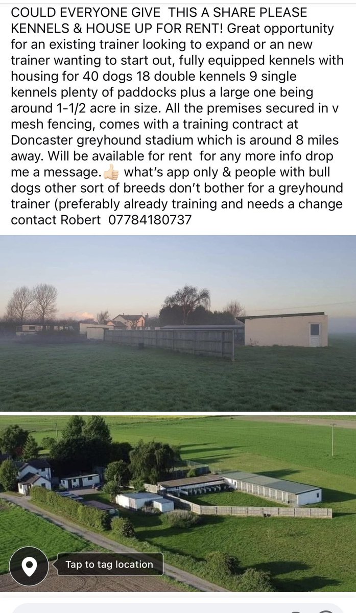 Jimmygaskin6's tweet photo. Kennels for rent could everyone give this a re tweet please https://t.co/S8OwyMbdXJ