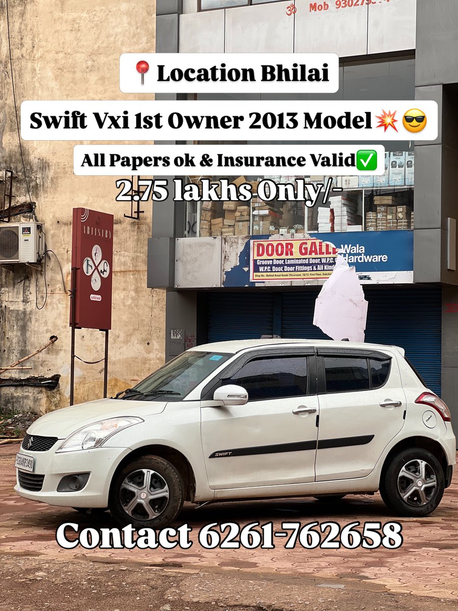 BryceKrolism's tweet photo. Swift VXi 2013 model 
First owner 
Valid insurance 
No work needed 
Price: 275, 000 only https://t.co/aNVh0z8BwN