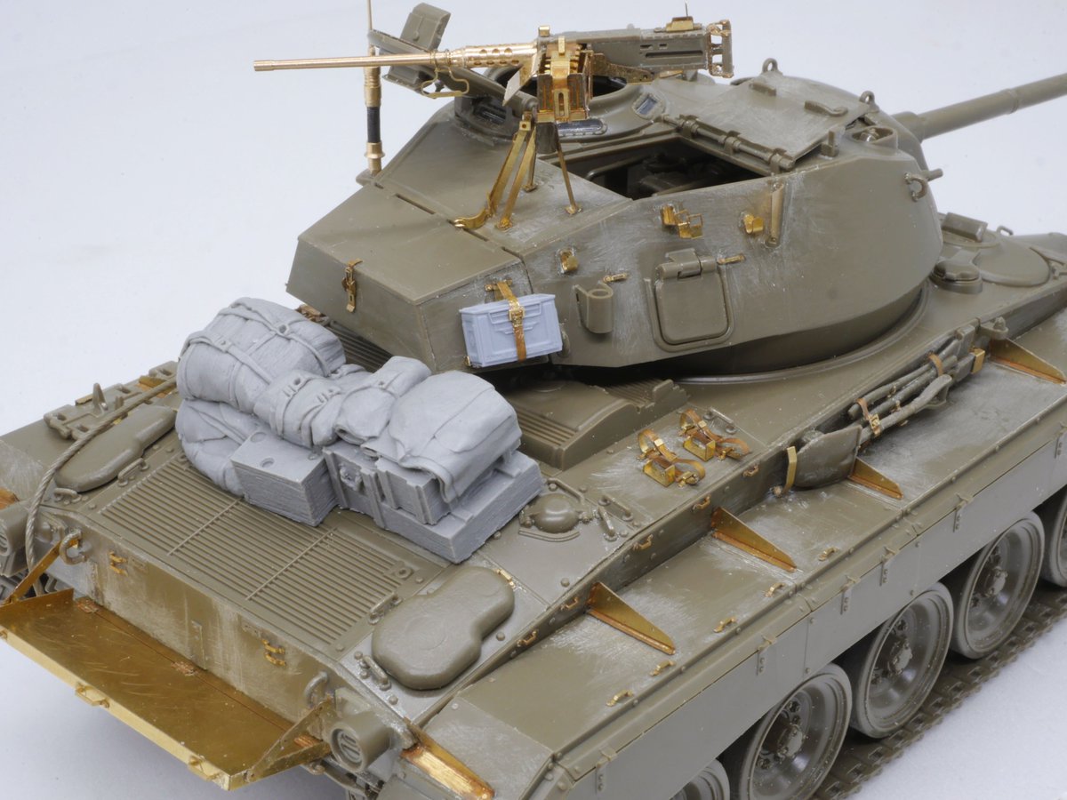 RockkenModel's tweet photo. 1/35 タミヤ M24 チャーフィー制作中です！ https://t.co/l8GPVaEwuK