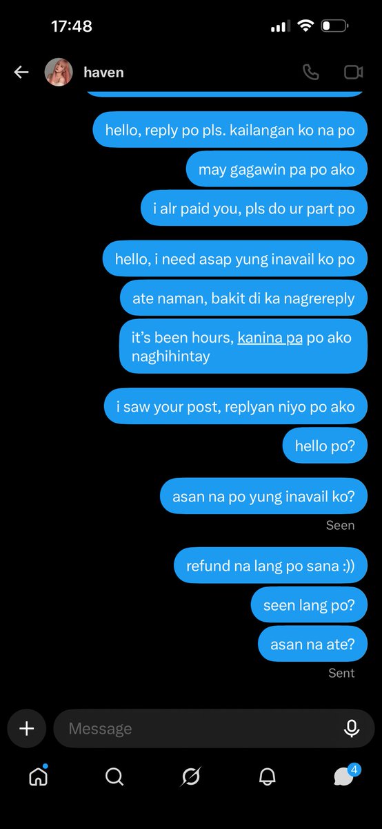 clientzai's tweet photo. hello po @havenxjs please reply po. paki-refund na lang po yung binayad ko. thank you.

#chaelyprfs https://t.co/mj6ix4mU3w