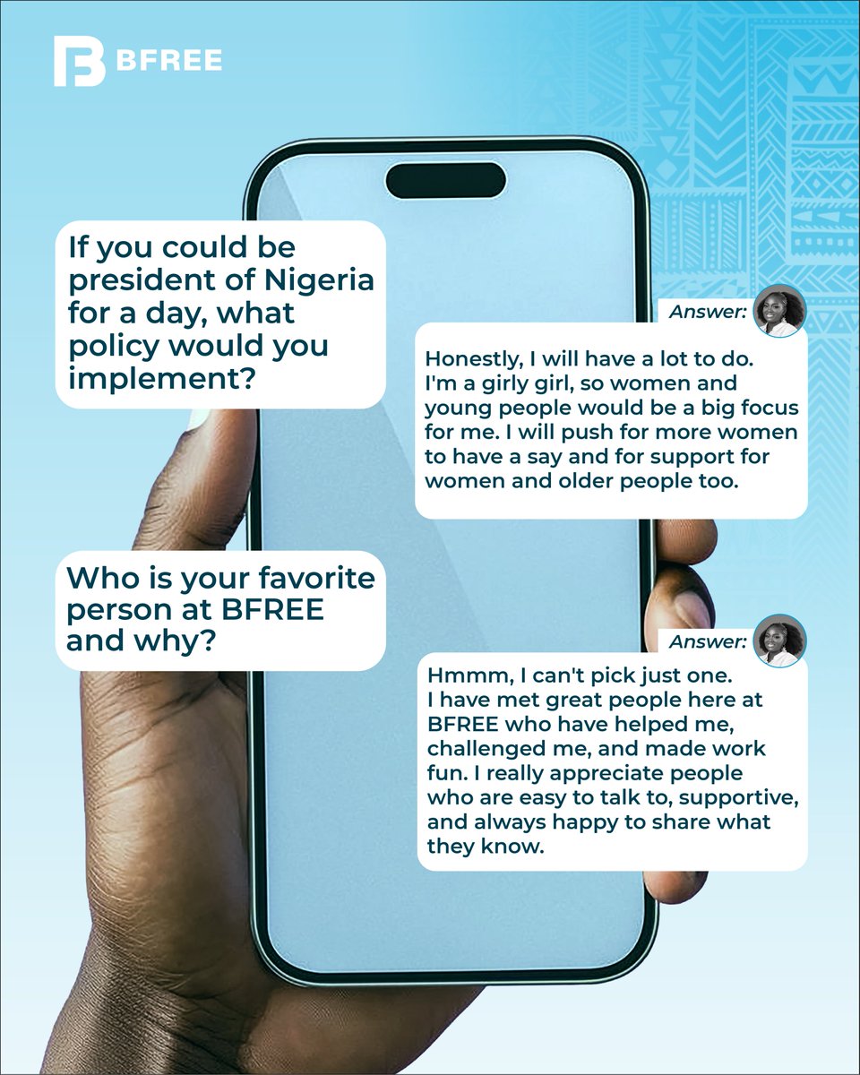bfree_global's tweet photo. #BFREE #financialfreedom #HumanOfBFREE #employeetakeover #employeespotlight #employeefeature #TeamLeader #PortfolioManager #employeefocus #employeeappreciation #teamwork #thursday #thursdayvibes https://t.co/ZjFGqSwkjH