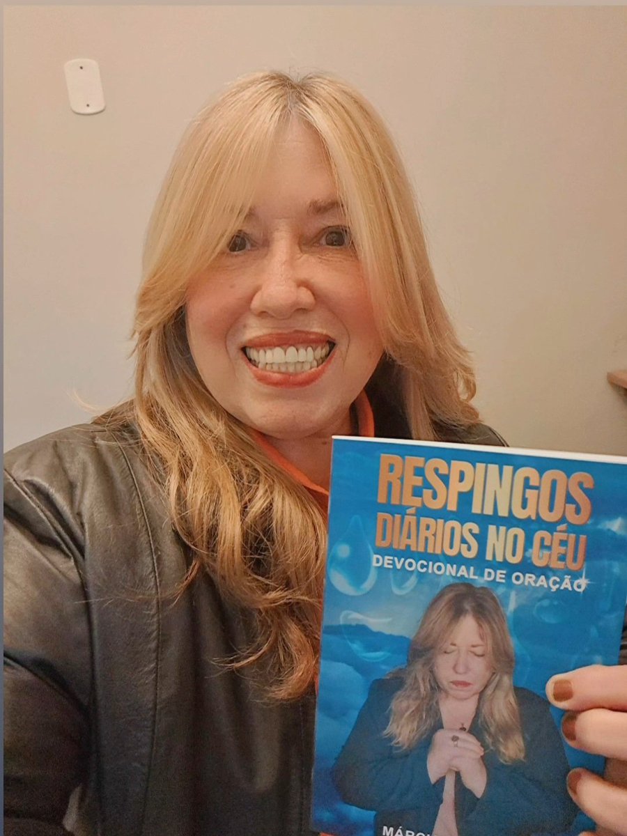 MarciaCartier's tweet photo. Meu Livro Respingos Diários no Céu-Devocional de Oração  está a venda no @MercadoLivre  segue o link https://t.co/Frs3QchNUo https://t.co/Buotsqsdh1