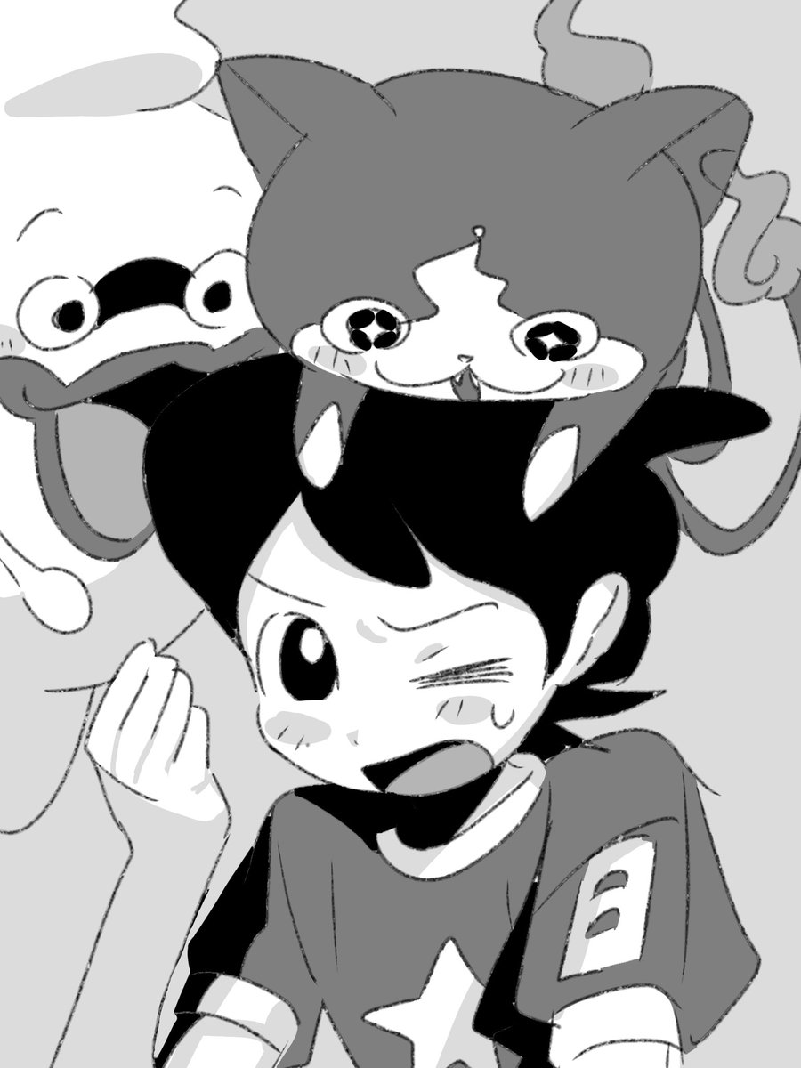 b_cal_21's tweet photo. 嬉しくて久々に描きましたジバウィスケ https://t.co/VNWnKScpbL