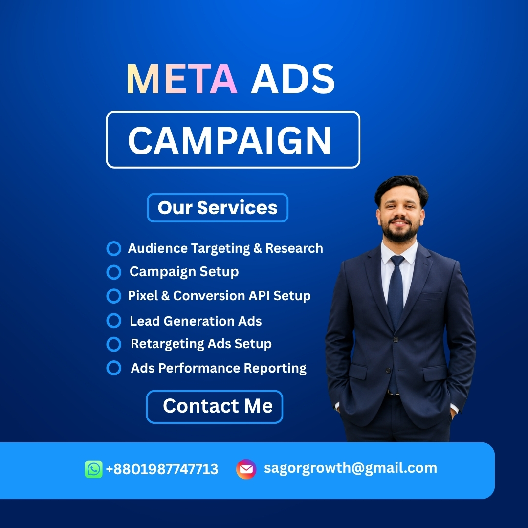 sagorgrowth's tweet photo. 🚀 Want to Grow Your Business with Meta Ads?

I help businesses reach the right audience, generate quality leads, and increase sales through strategic Facebook &amp; Instagram Ads.

#MetaAds #FacebookAds #InstagramAds #DigitalMarketing #LeadGeneration #SagorGrowth https://t.co/XH4XLDBjeC
