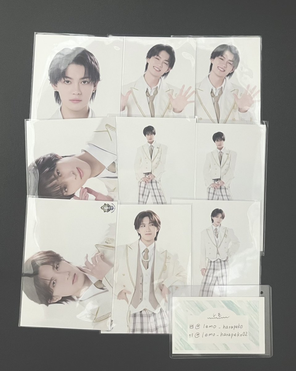 lemo_harapeko02's tweet photo. 【交換】EBiDAN THE LIVE 2026 15th Anniversary 生写真セット M!LK

譲▷画像1枚目（佐野、曽野、山中）
求▷画像2枚目（塩﨑、吉田）

一先ず各1枚で募集しています！
郵送または9/16イベント会場手渡しにてお取引いただける方、お心当たりがございましたらお気軽にお声掛けください🙇‍♀️ https://t.co/5eSp6OlQWP