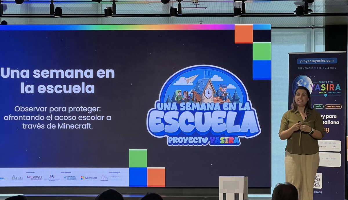 videojuegosAEVI's tweet photo. #ProyectoYASIRA Esta iniciativa educativa utiliza @PlayCraftLearn @L3TCRAFT_EDU para trabajar la empatía, prevenir el acoso escolar y acompañar a quienes lo sufren, ayudando al alumnado a reflexionar sobre sus decisiones y sobre cómo sus acciones pueden afectar a los demás https://t.co/mfoBqNy25E