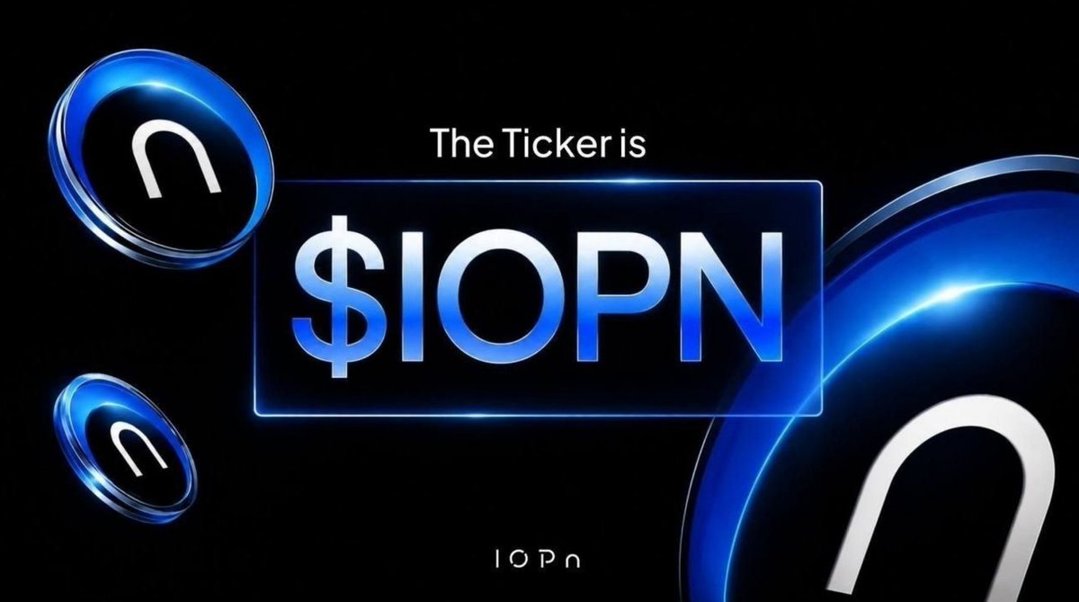 Arisvca's tweet photo. Introducing $IOPN: the native token of OPN Chain. 

The native asset of a sovereign L1 built for identity, RWAs, AI, and the applications of tomorrow. https://t.co/2cXC9j36Sk