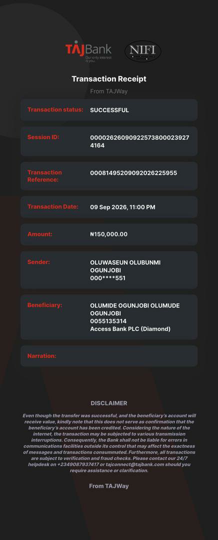 OLUMIDEBRAVO's tweet photo. Access bank @accessbank_help @myaccessbank please rectify the issue here since my brother send money to me since yesterday night and the money is not drop received alert or even seen it on my bank app
@accessbank_help https://t.co/NQBgDpg0JG