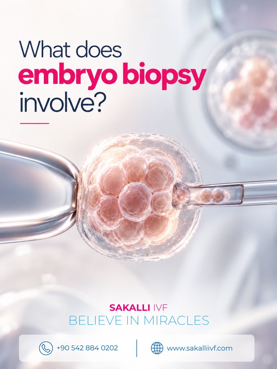 SAKALLIIVF's tweet photo. Embryo biopsy supports PGT by providing genetic insights before embryo transfer 🔬

 Learn how it may help identify certain genetic or chromosomal conditions 🤍

 🌐 https://t.co/mI2rXVzvXg 
📞 +90 542 884 02 02 https://t.co/XlRPd6vMkm