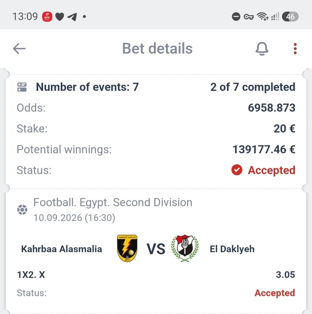 Nashbets's tweet photo. 𝟐 𝐝𝐫𝐚𝐰𝐬 𝐚𝐥𝐫𝐞𝐚𝐝𝐲 𝐝𝐨𝐧𝐞.✅️✅️

𝟓 𝐝𝐫𝐚𝐰𝐬 𝐥𝐞𝐟𝐭. 😳💰☘️☘️☘️☘️☘️

𝐃𝐑𝐀𝐖 𝐀𝐂𝐂𝐀 — 𝟔,𝟗𝟓𝟖 𝐎𝐃𝐃𝐒 𝐒𝐓𝐈𝐋𝐋 𝐀𝐋𝐈𝐕𝐄.

💎 𝐊𝐚𝐡𝐫𝐛𝐚𝐚 🇪🇬 𝐯𝐬 𝐄𝐥 𝐃𝐚𝐤𝐥𝐲𝐞𝐡 🇪🇬 → Draw
➕ 𝟒 𝐦𝐨𝐫𝐞 𝐝𝐫𝐚𝐰𝐬 𝐨𝐧 𝐓𝐞𝐥𝐞𝐠𝐫𝐚𝐦

20 EUR → 139,177 EUR if they all draw 🚀