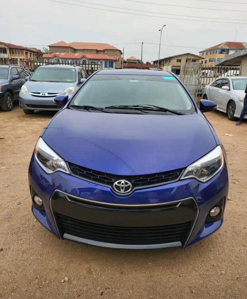 MyrtaCuda's tweet photo. 2014 Toyota Corolla SE for sale 
N7. 2M 
Duty fully paid 
Foreign used https://t.co/n7FHOV6krE