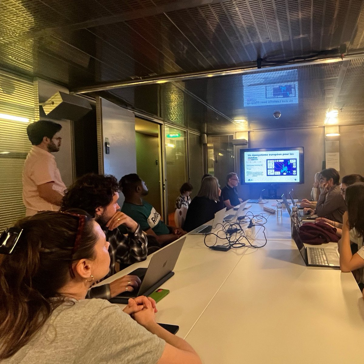 tems_eu's tweet photo. We’re live at the “Mapping the Audiovisual Industry” workshop with INA and Beeld & Geluid, working with ISAN and INA data and exploring how audiovisual works circulate and how creators, producers and broadcasters connect.
#tems #dataspace https://t.co/YqJkSxmVHp