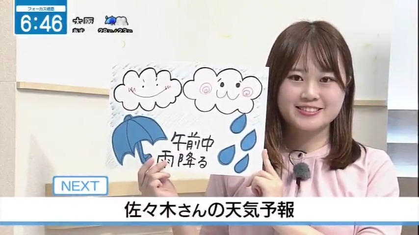 seina_jrt's tweet photo. 傘の置き忘れに🌂⚠️
【9月11日（金）徳島の天気】
▶朝は各地で雨☔
▶夕方になると各地で曇り空に
▶気温は前日より高い
#四国放送　#徳島　#気象予報士 https://t.co/2EPpIWupat