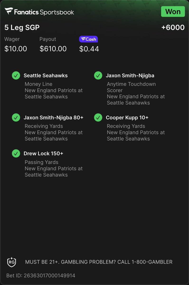 supremacyplug's tweet photo. We cashed a little something on Day 1️⃣ BET ON THE COMEBACK 💰 #NFLBets https://t.co/36cvfnz1ey