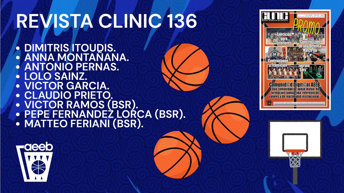 AEEBTWEETS's tweet photo. PROMO Revista Clinic nº 136
Revisa los contenidos disponibles: https://t.co/1jIiF63ukh
Si no lo eres ya, date de alta en la AEEB y forma parte de una comunidad integrada por más de 14.000 entrenadores de todo el mundo: https://t.co/xyRGtLRwNk
¡Te esperamos! https://t.co/IJIgn4IBFc