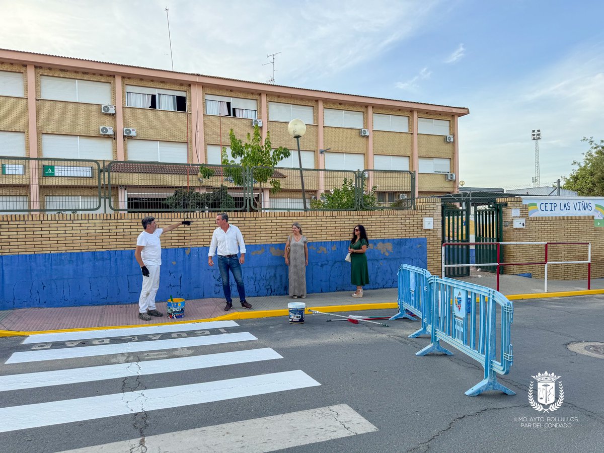 AytoBollullos's tweet photo. 🔵 PUESTA A PUNTO DE LOS CENTROS EDUCATIVOS DE CARA AL CURSO ESCOLAR 2026-2027

Finalizada la visita a los centros educativos de la ciudad para comprobar el estado de las instalaciones de cara al inicio del curso escolar 2026-2027. https://t.co/E8tiZjHp7f