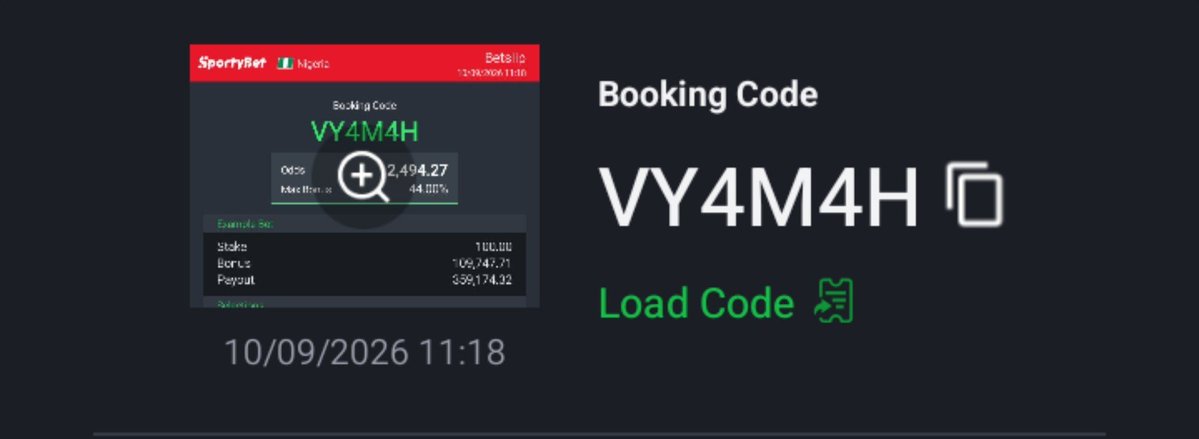 ukemeabasipun's tweet photo. Bet for boom 💥💥 

VY4M4H https://t.co/7jdax2YnJo