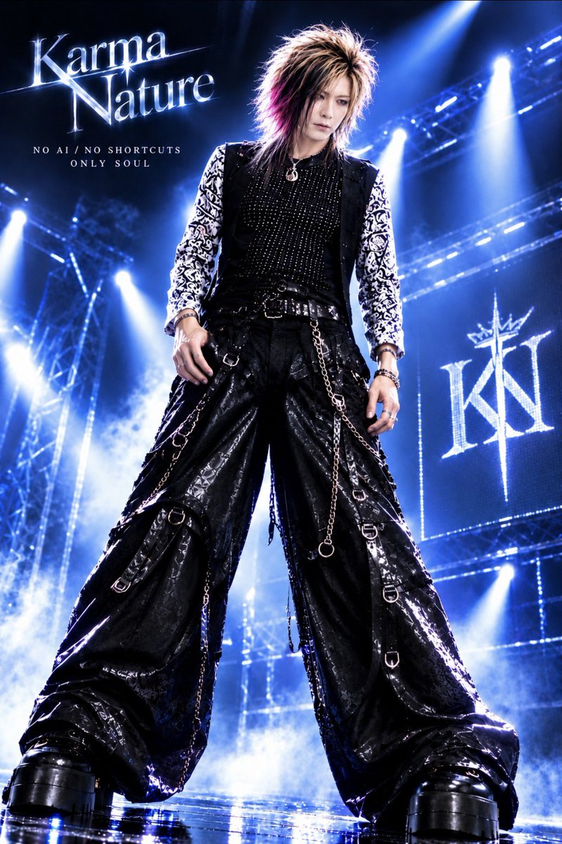 KarmaNature's tweet photo. 「こんな音楽家、見たことありますか？」

常識に縛られず、自分だけの音を創り続ける。

量産不可能。コピー不可能。規格外。

その名は、Karma Nature。
「一体、何者なのか？」

答えはネットで
「Karma Nature公式」を検索。

#KarmaNature #音楽家 #規格外 #量産不可能 #音楽制作 https://t.co/jYtbRENrHs