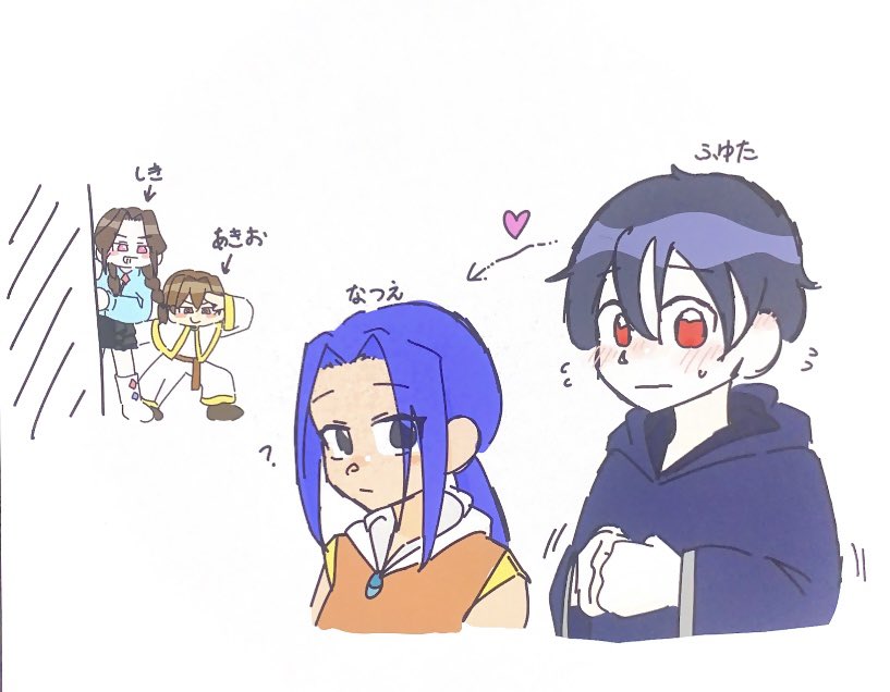 reitousousaku's tweet photo. うちの子の恋愛事情を簡単に表すとこんな感じ https://t.co/oWw9bIBHof