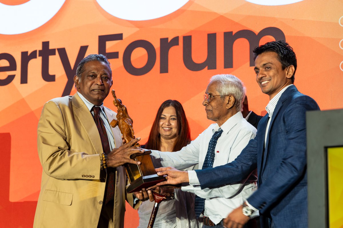 CPASL's tweet photo. Dr. Paikiasothy Saravanamuttu, Executive Director of the Centre for Policy Alternatives, received the inaugural Advocata Freedom Award today for his work on good governance, transparency, and accountability in Sri Lanka.

He founded CPA, co-founded the Centre for Monitoring Election Violence, and helped establish Transparency International Sri Lanka. He convened the Platform for Freedom, served on the Task Force on Reconciliation, and worked as a Commonwealth Election Observer in Malawi and Guyana. His work spans elections, anti-corruption, human rights, and peacebuilding.

CPA congratulates him on this recognition and wishes him strength to continue this work.