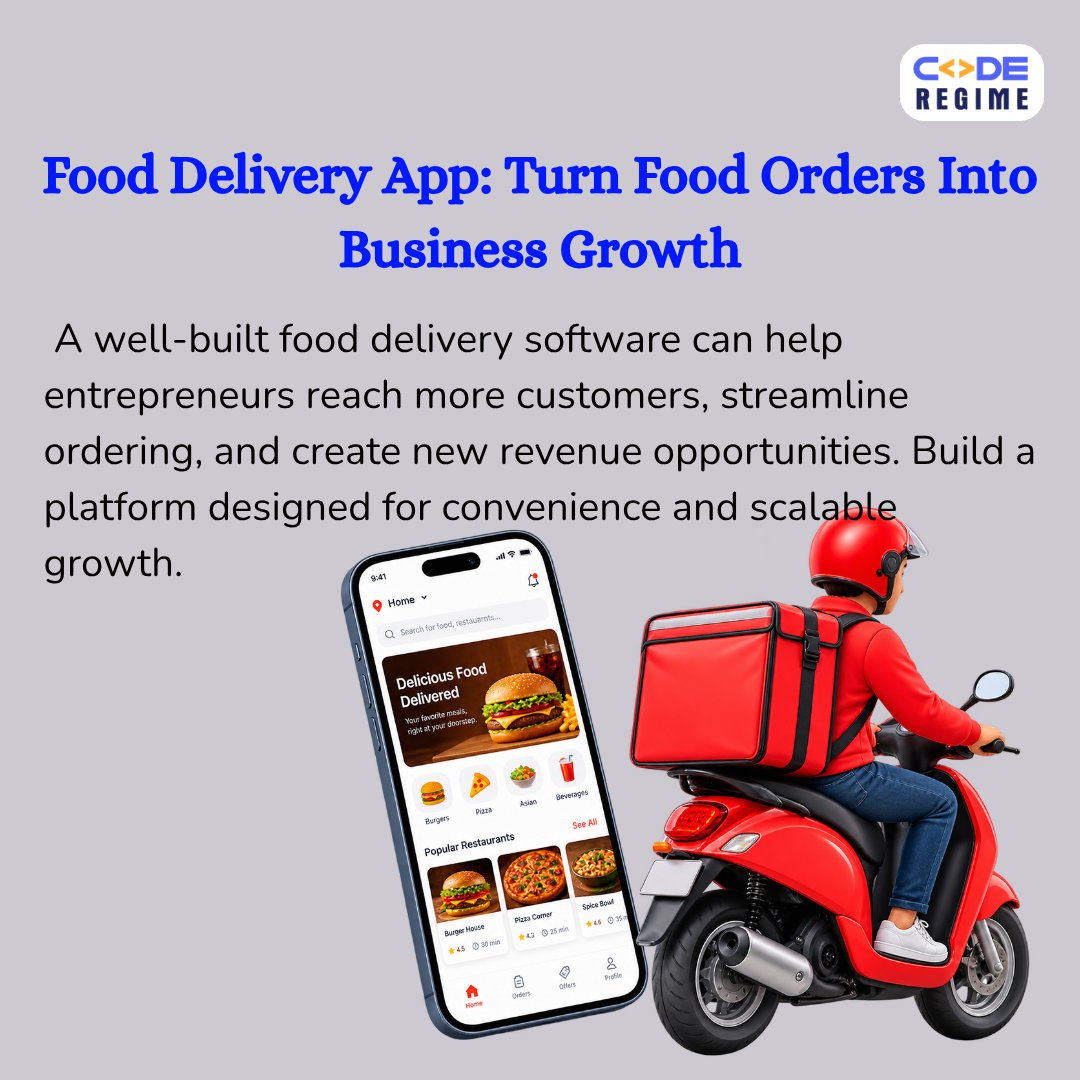 RegimeCode's tweet photo. Start your ready to launch food delivery business with Code Regime.
https://t.co/Wp4DMON2Rp
#FoodDeliveryApp #UbereatsClone #USA #Canada #UK #Germany #France #UAE #SaudiArabia #Qatar #Kuwait #Singapore #UbereatsCloneScript #Startup #BusinessIdeas #Entrepreneur #CodeRegime https://t.co/YSrXc4dAkq