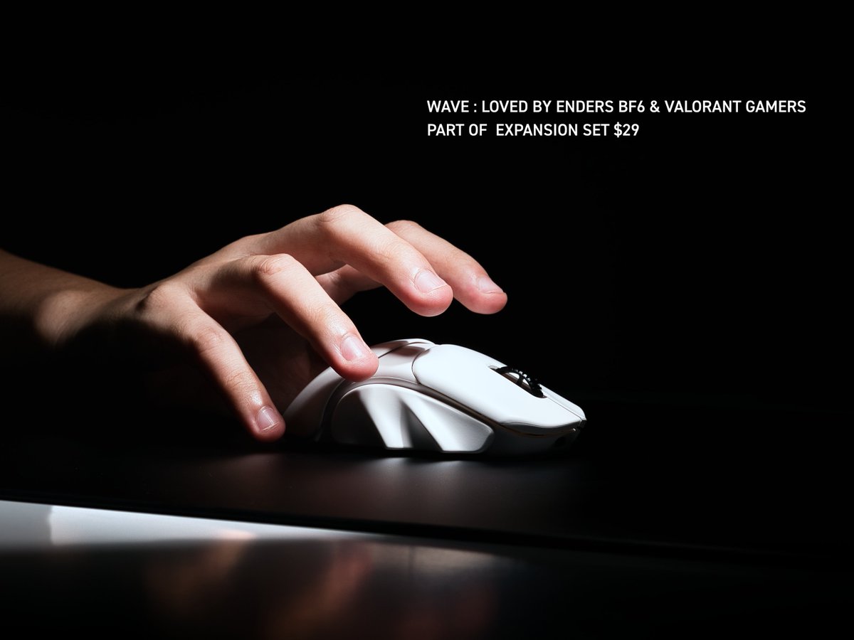 OrbitalWorks_co's tweet photo. Fine-tune your shape so you don’t have to keep tuning your aim.

Speed matters. That’s what 0.2 ms click latency and 8K wired/wireless deliver

But shape matters more.

Explore 5,000+ configurations, from the most familiar to the most audaciously yours.

Get Pathfinder V2 Today!
